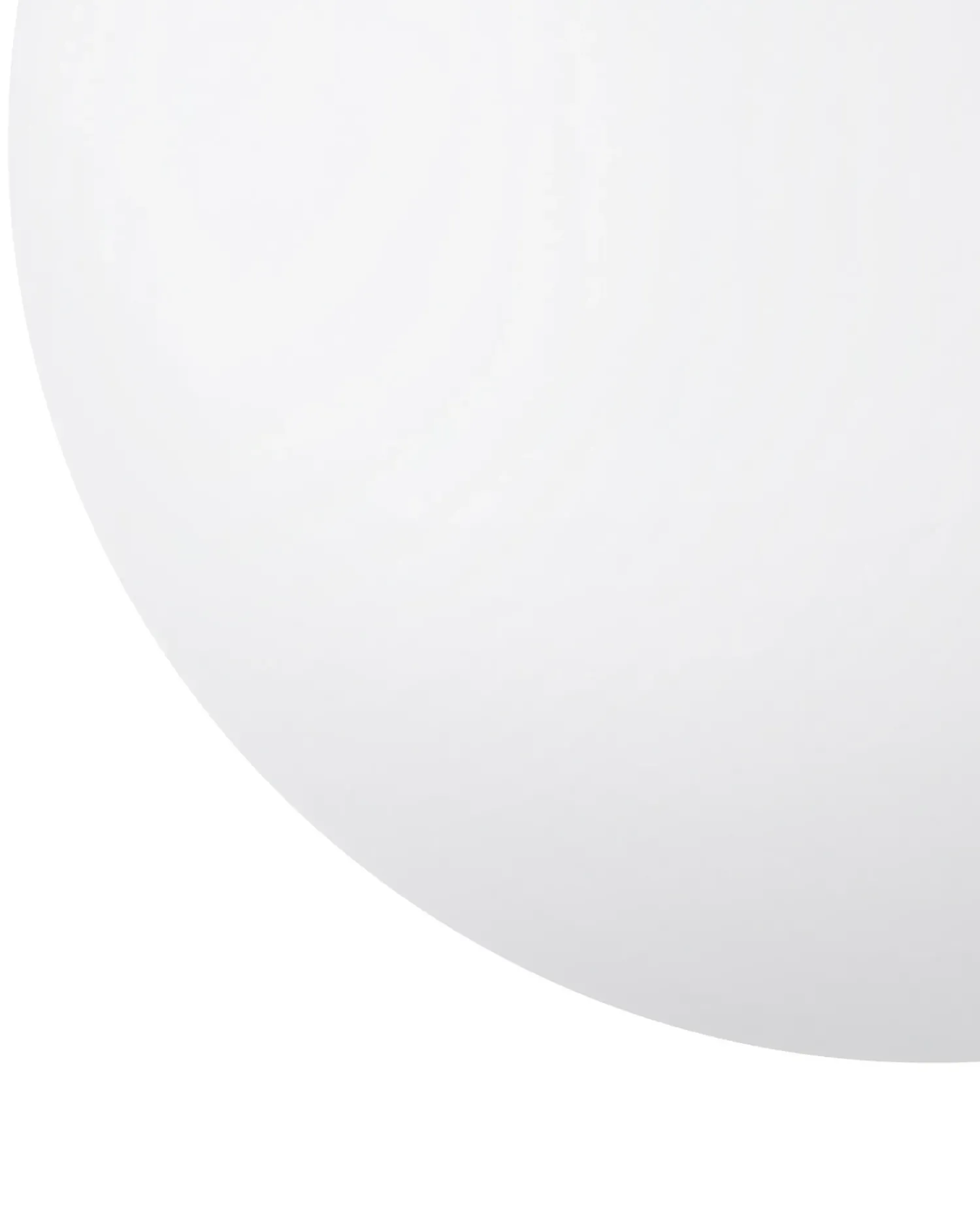 Clearance Beliani Lampadario BARROW Vetro Bianco