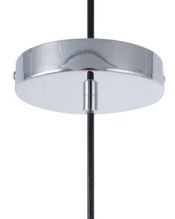 Clearance Beliani Lampadario BARROW Vetro Bianco