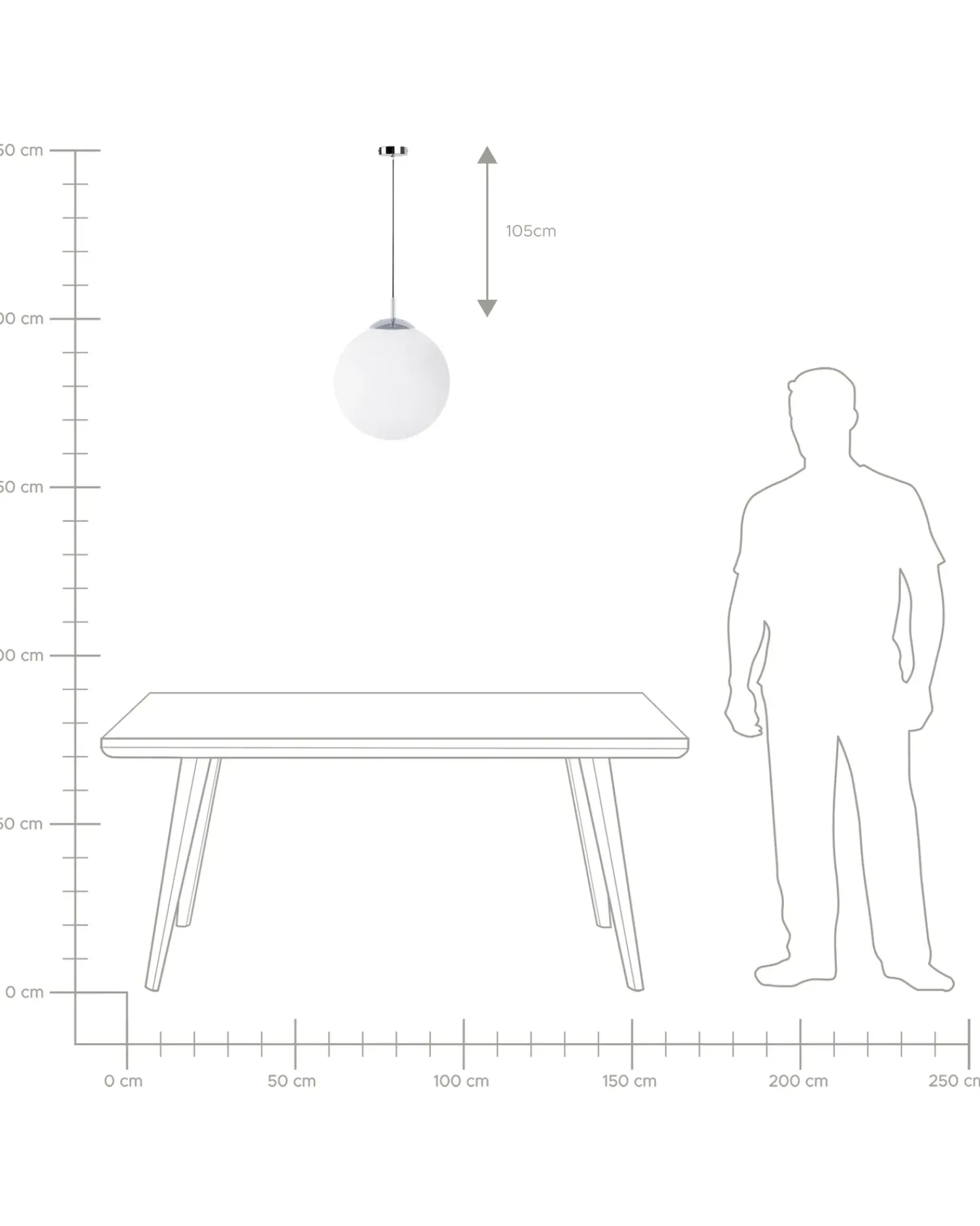 Clearance Beliani Lampadario BARROW Vetro Bianco
