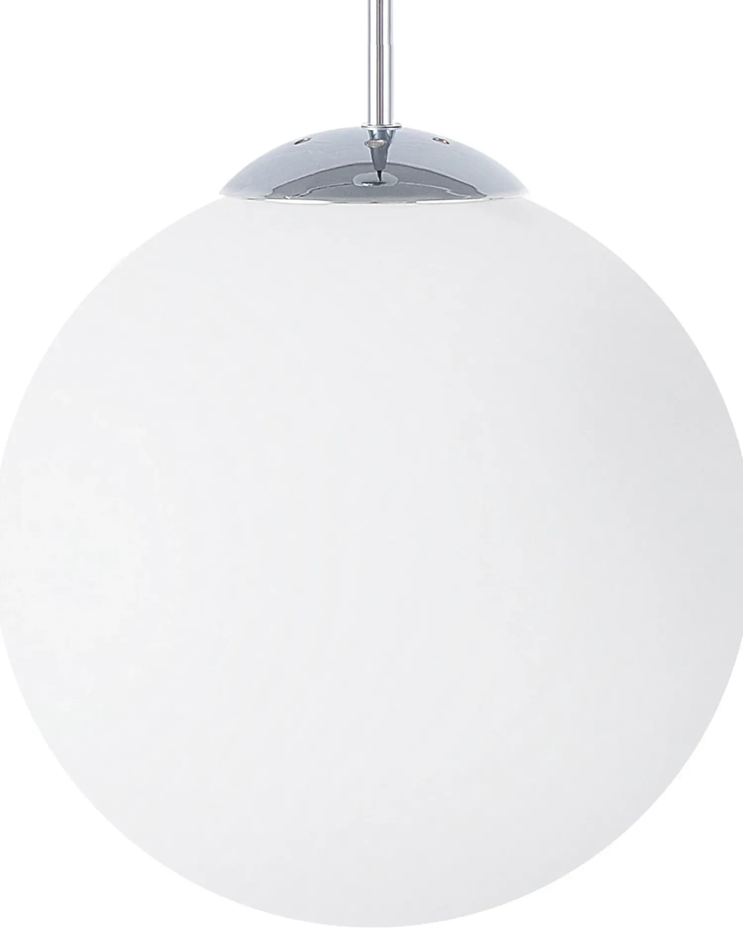 Clearance Beliani Lampadario BARROW Vetro Bianco