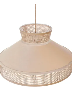 Online Beliani Lampadario BATALI Rattan Beige Beige Naturale