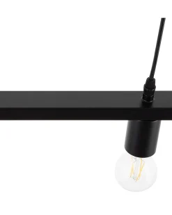 New Beliani Lampadario BAYAS Metallo Nero