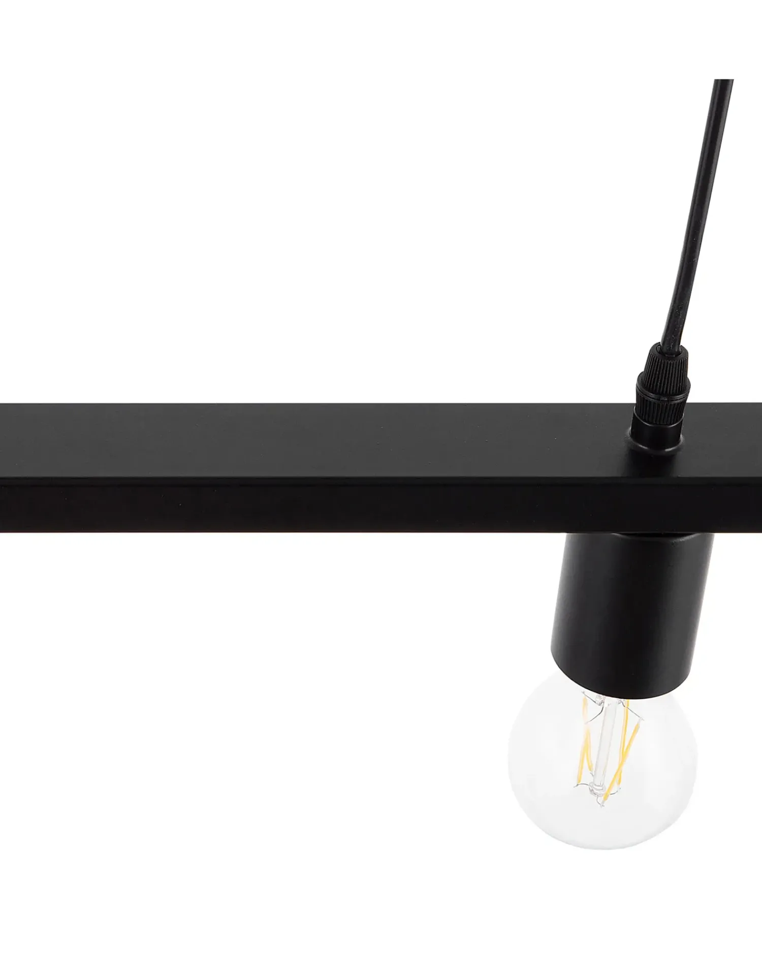New Beliani Lampadario BAYAS Metallo Nero