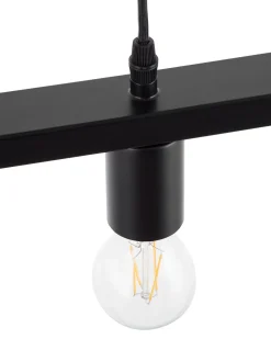 New Beliani Lampadario BAYAS Metallo Nero