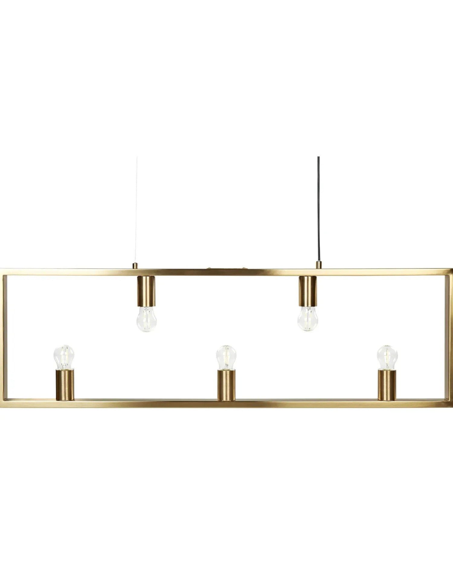 Discount Beliani Lampadario BAYAS Metallo Ottone
