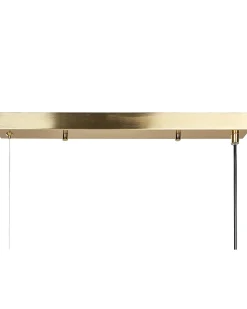 Discount Beliani Lampadario BAYAS Metallo Ottone