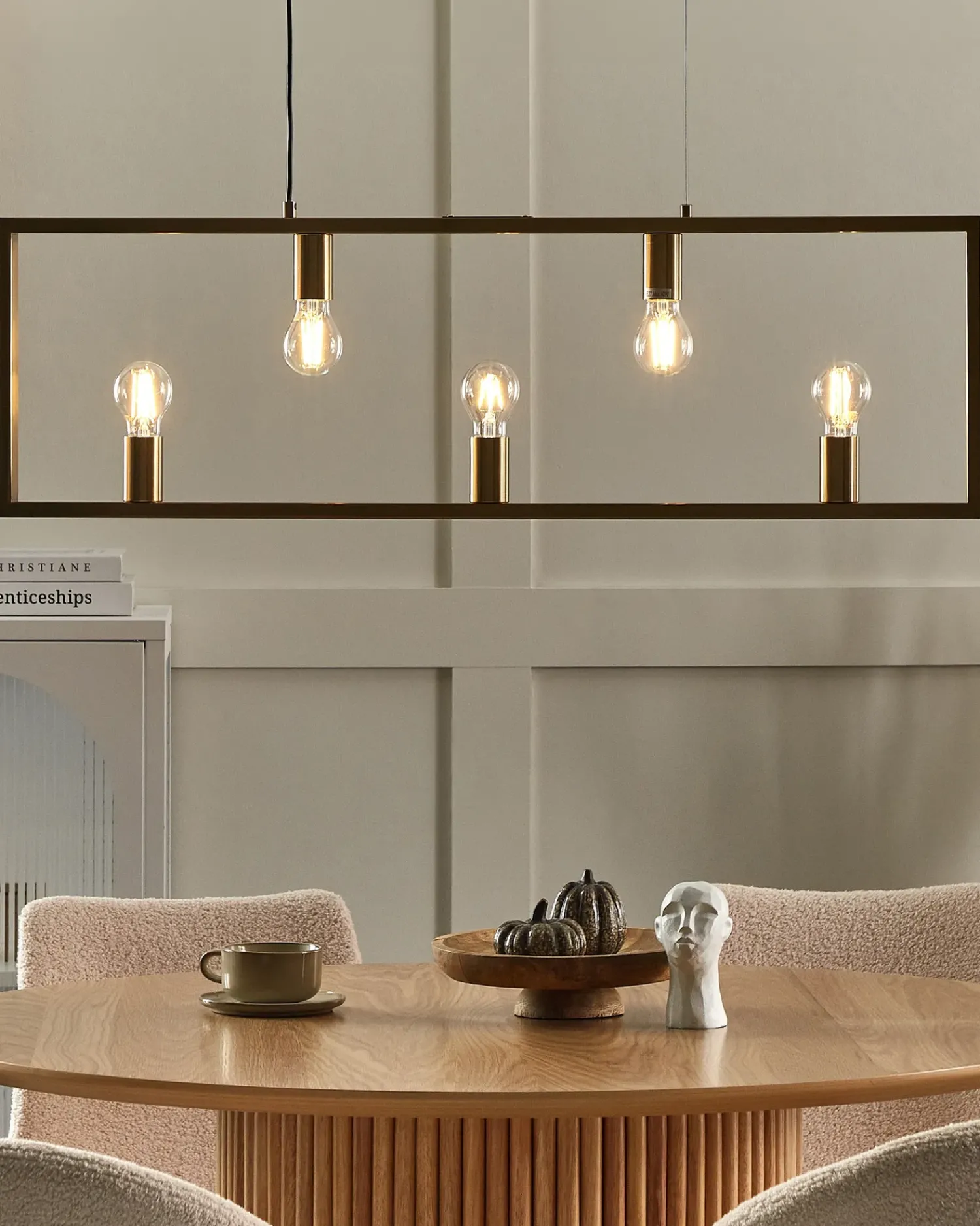 Discount Beliani Lampadario BAYAS Metallo Ottone