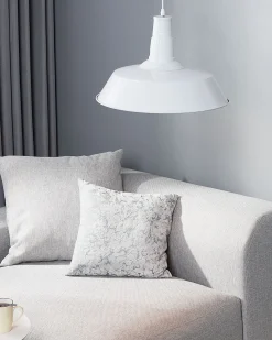 Best Beliani Lampadario BAYOU Metallo Bianco Bianco Giallo