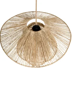 Sale Beliani Lampadario BEDAS Iuta Naturale Naturale Nero