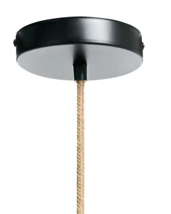 Sale Beliani Lampadario BEDAS Iuta Naturale Naturale Nero