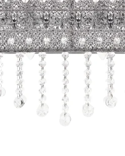 Best Beliani Lampadario BELELLE Cristallo Argento