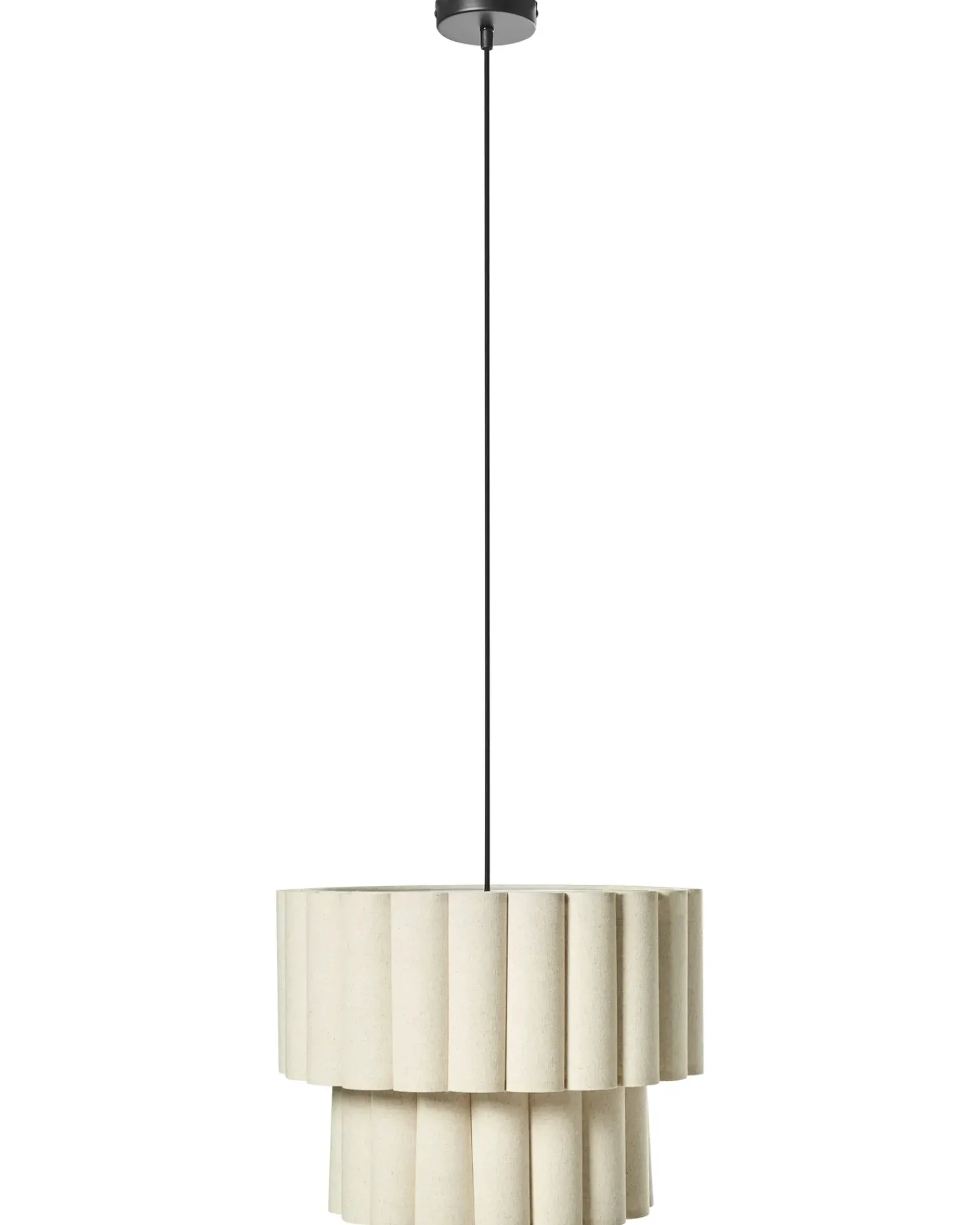 Sale Beliani BELESSA Lino Beige chiaro Beige Nero