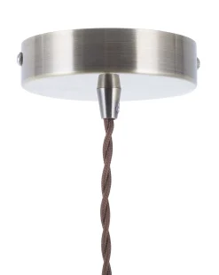 Outlet Beliani Lampadario BERGANTES Vetro Trasparente