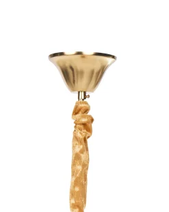 Outlet Beliani Lampadario BIGOTE Vetro Ottone Ottone Trasparente