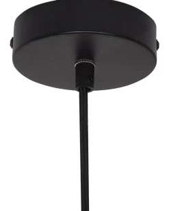 Clearance Beliani Lampadario BIRAU Iuta Naturale Naturale Nero