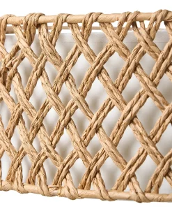 Hot Beliani Lampadario BLONDIN Corda di carta Naturale Bianco Naturale