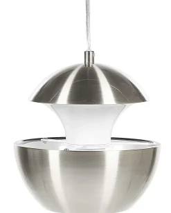 Sale Beliani Lampadario BOJANA Metallo Argento Bianco Argento