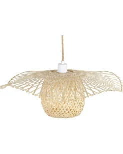 Discount Beliani Lampadario BONITO Bambù chiaro Marrone