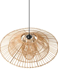 Sale Beliani Lampadario BOTIJAS Rattan Naturale
