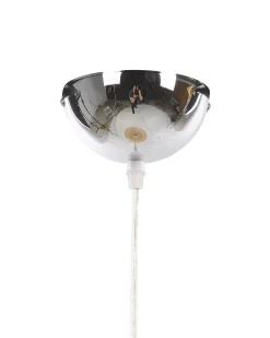 Hot Beliani Lampadario BOYNE Bambù Marrone chiaro Argento Marrone Trasparente