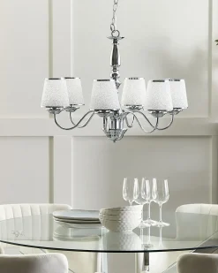 Hot Beliani Lampadario BRADANO Metallo Argento
