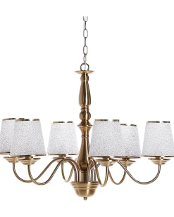 Online Beliani Lampadario BRADANO Metallo Ottone