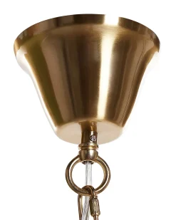 Online Beliani Lampadario BRADANO Metallo Ottone
