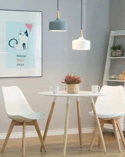 Sale Beliani Lampadario BURANO Cemento Bianco