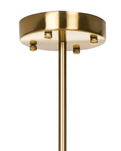 Best Beliani Lampadario CAPLINA Vetro Ottone Ottone Trasparente