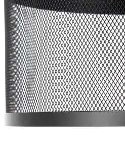 Outlet Beliani Lampadario CARDENER Metallo Nero Trasparente Nero