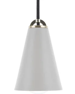 Hot Beliani Lampadario CARES Metallo chiaro Grigio