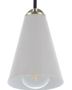 Hot Beliani Lampadario CARES Metallo chiaro Grigio