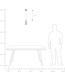 Hot Beliani Lampadario CARES Metallo chiaro Grigio