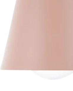 New Beliani Lampadario CARES Metallo Rosa