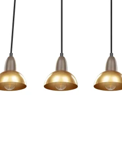 Best Beliani Lampadario CASTALY Metallo Ottone Ottone Nero