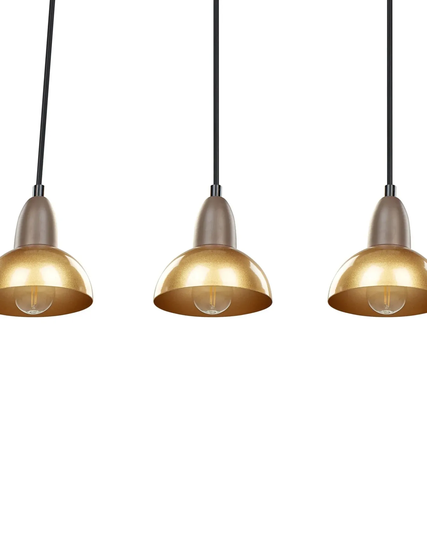 Best Beliani Lampadario CASTALY Metallo Ottone Ottone Nero