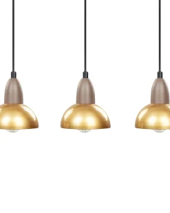 Best Beliani Lampadario CASTALY Metallo Ottone Ottone Nero