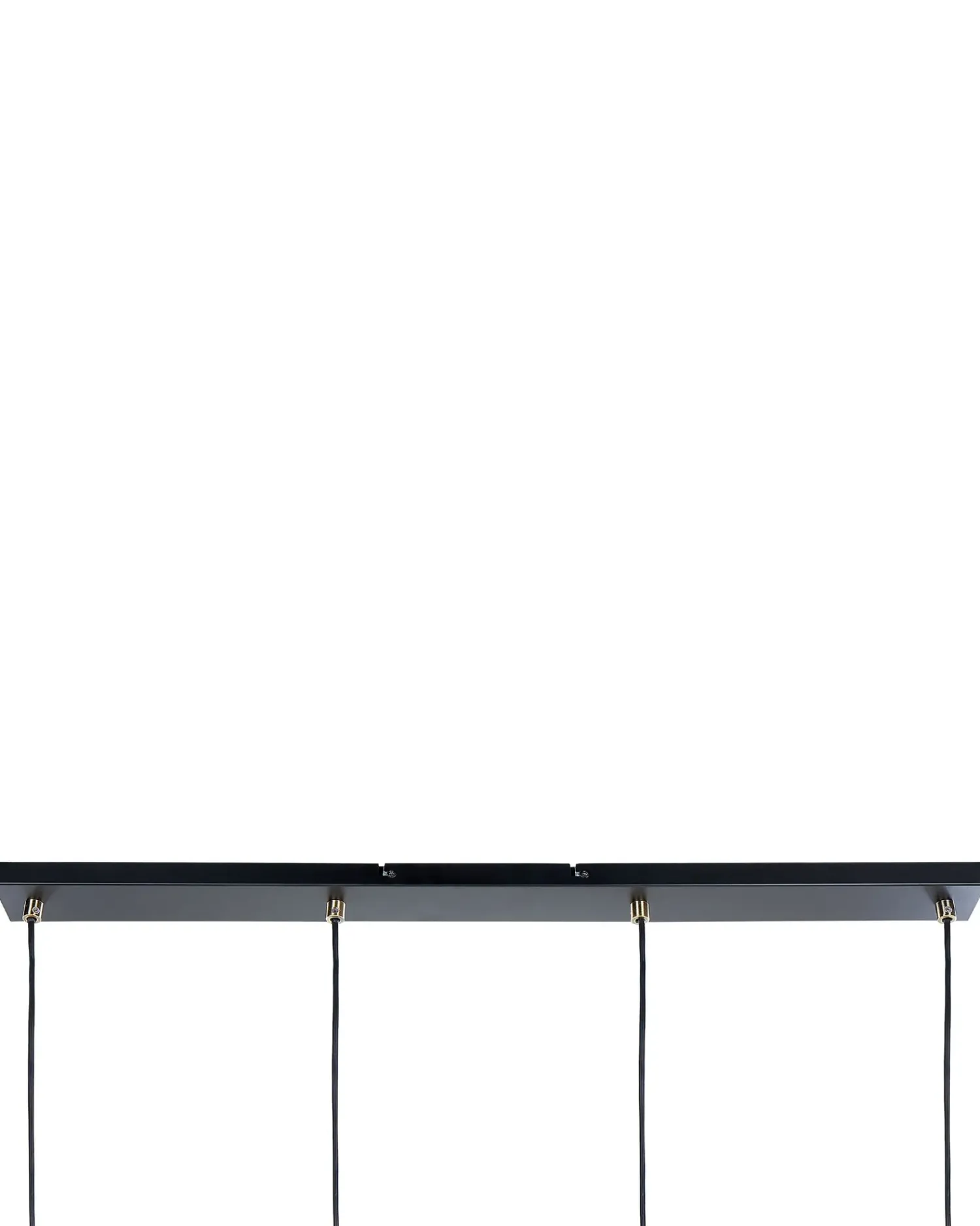 Online Beliani Lampadario CAUDELO Metallo Nero/Bianco Bianco Ottone Nero
