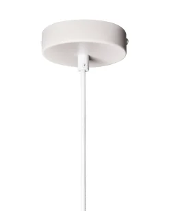 Outlet Beliani Lampadario CAVES Corda di carta Naturale Bianco Naturale