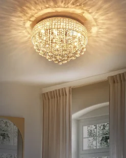 Best Beliani Lampadario CEDEIRA Cristallo Argento