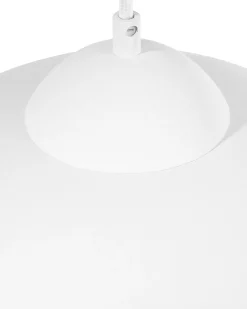 Best Beliani Lampadario CETINA Metallo Bianco Bianco Oro