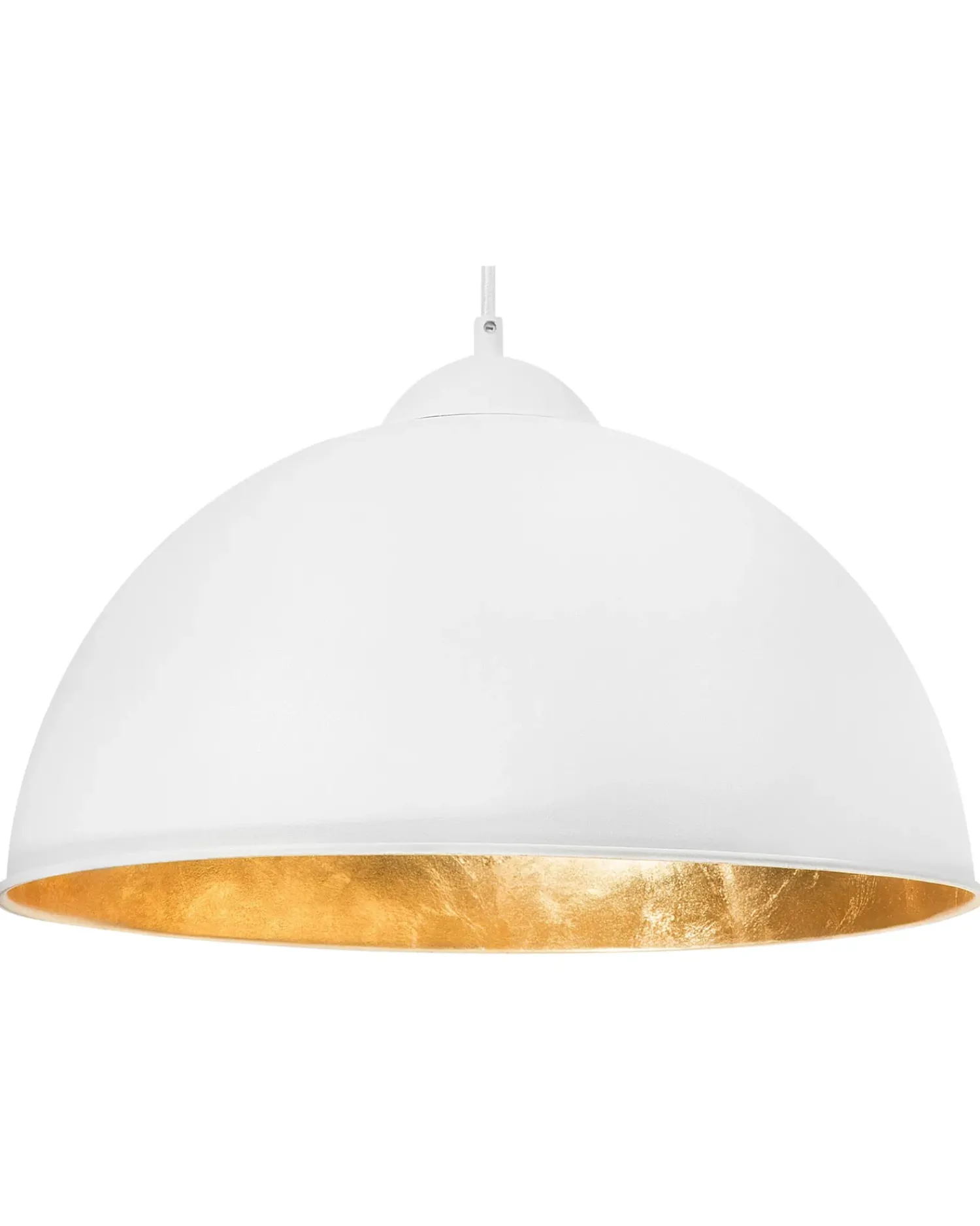 Best Beliani Lampadario CETINA Metallo Bianco Bianco Oro