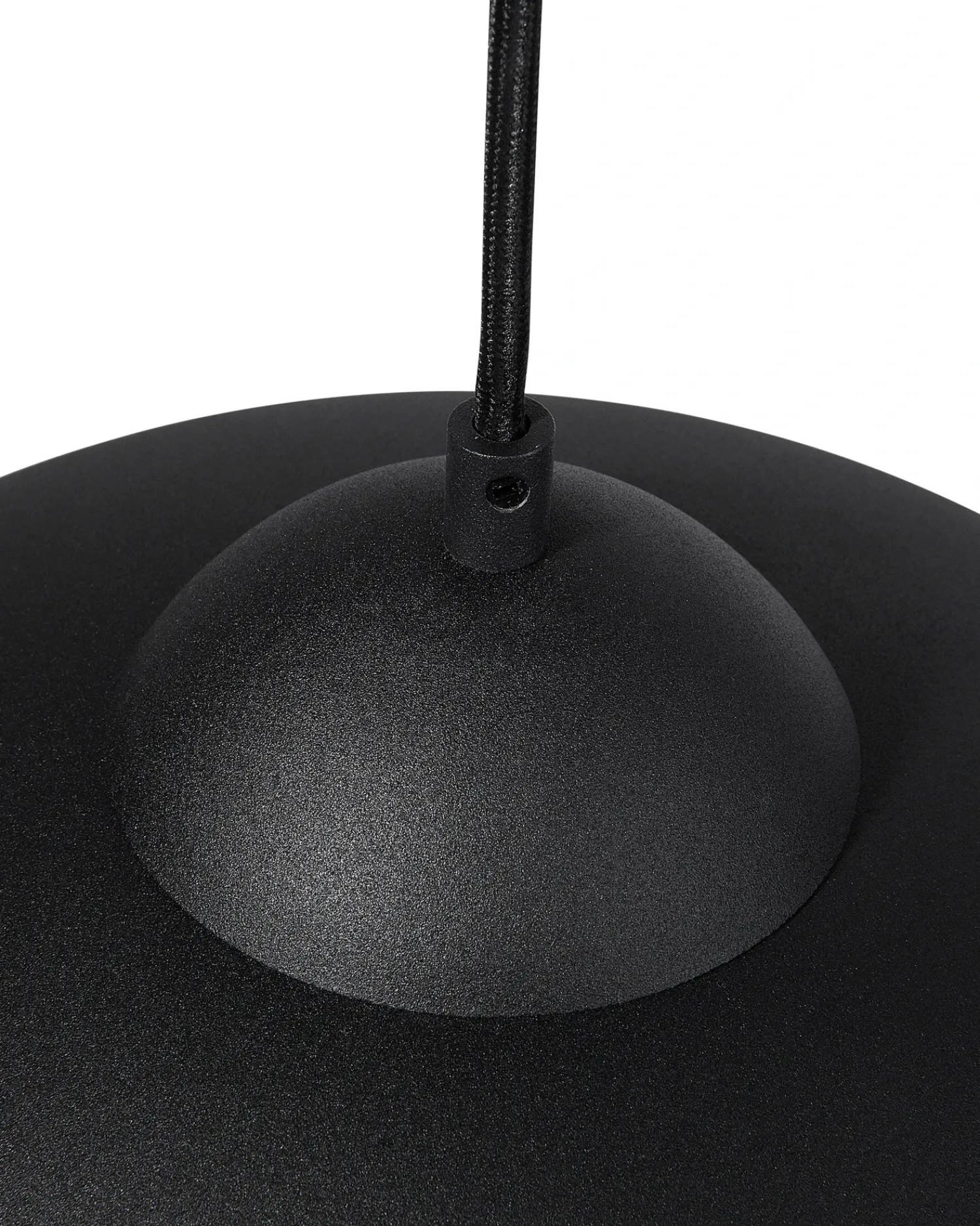 Clearance Beliani Lampadario CETINA Metallo Nero Oro Nero