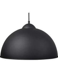 Clearance Beliani Lampadario CETINA Metallo Nero Oro Nero