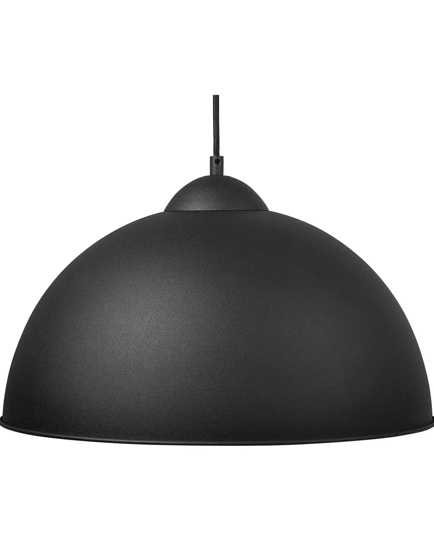 Clearance Beliani Lampadario CETINA Metallo Nero Oro Nero