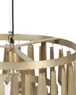Beliani Lampadario CHAMBAL Metallo Ottone