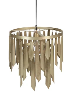 Beliani Lampadario CHAMBAL Metallo Ottone