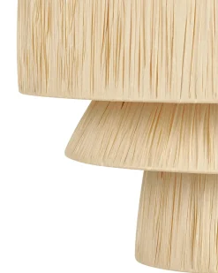 Beliani Lampadario CHAMBO Carta Naturale