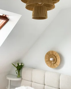 Beliani Lampadario CHAMBO Carta Naturale