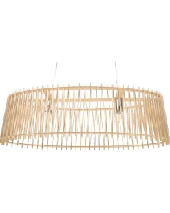 Online Beliani Lampadario CHARI Marrone chiaro Argento Marrone Trasparente